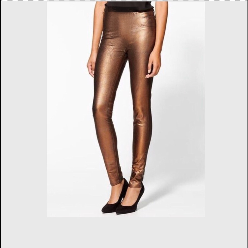 Metallic Copper Leggings - Picture 5 of 5
